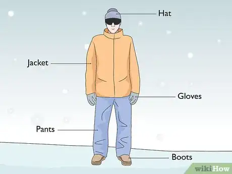 Imagen titulada Go Sledding With a Trash Bag Step 4