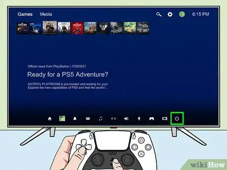 Imagen titulada Turn Off the PS5 Step 4
