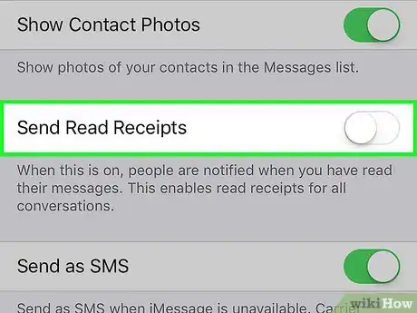 Imagen titulada Turn Off Read Receipts on iPhone Step 3