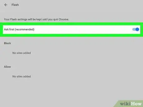 Imagen titulada Enable Flash on Chrome Step 7