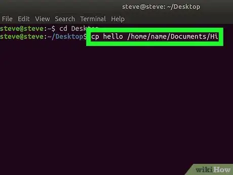 Imagen titulada Copy Files in Linux Step 5