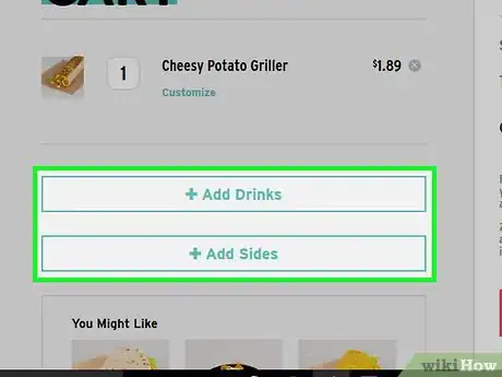 Imagen titulada Order Taco Bell Online Step 6