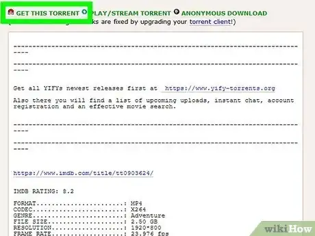 Imagen titulada Download a Torrent Directly With a Download Manager Step 8