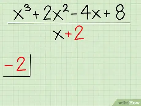 Imagen titulada Divide Polynomials Using Synthetic Division Step 3