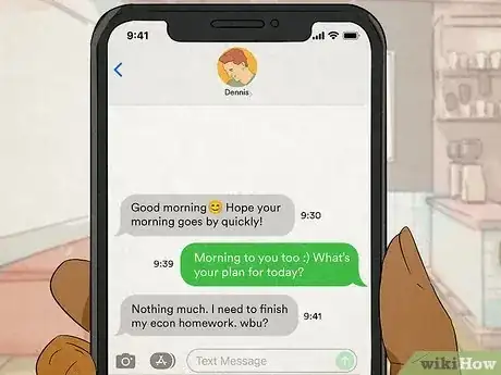 Imagen titulada What Does It Mean when He Texts You Good Morning Everyday Step 4