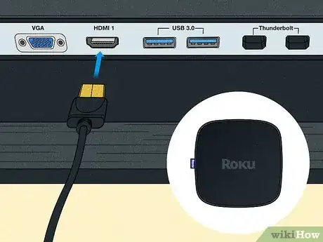 Imagen titulada Connect Roku to TV Step 2
