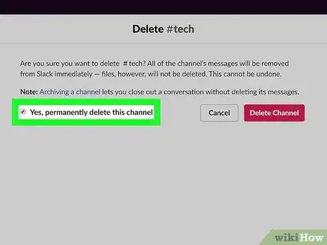 Imagen titulada Delete a Channel on Slack Step 6
