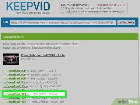 Imagen titulada Download YouTube Videos Straight to Your PSP Without a Computer Step 8