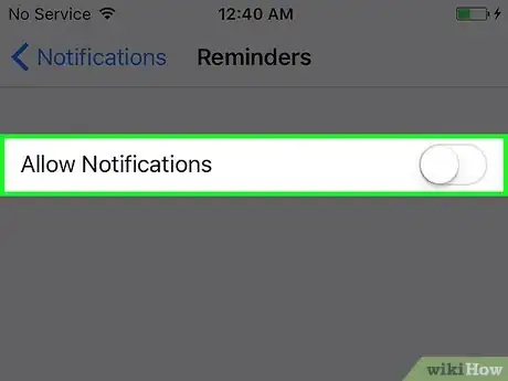 Imagen titulada Turn Off Reminder Notifications on an iPhone Step 4