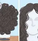 rizar cabello sintético