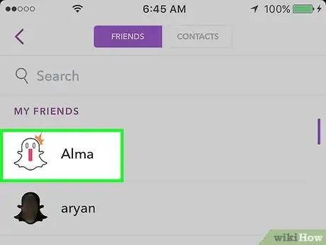 Imagen titulada Block Someone on Snapchat Step 4