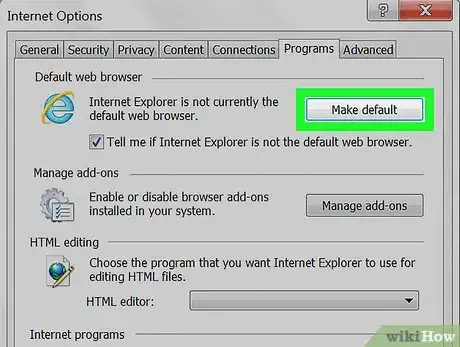 Imagen titulada Make Internet Explorer Your Default Internet Browser Step 11