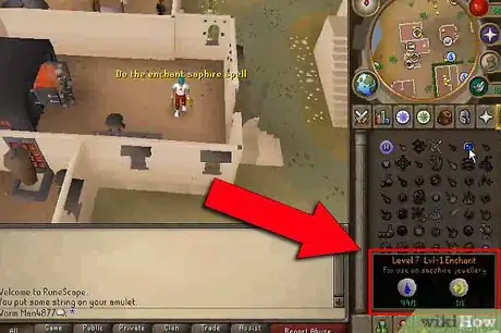Imagen titulada Cast a Spell in RuneScape Step 7