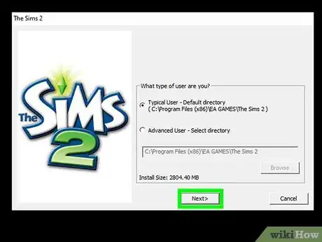 Imagen titulada Install the Sims 2 Step 4