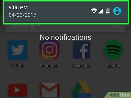 Imagen titulada Put an Android Phone Into Airplane Mode Step 1