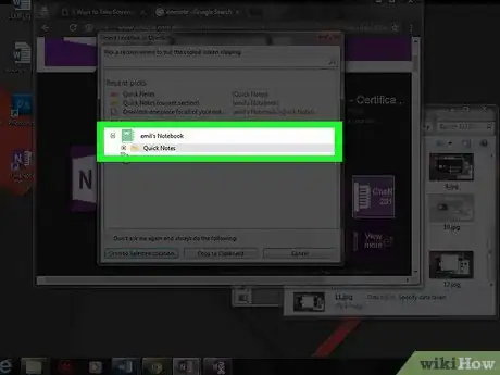 Imagen titulada Take Screenshots with OneNote Step 13