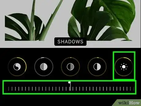 Imagen titulada Adjust the Shadows of a Photo Using the iPhone Photos App Step 6