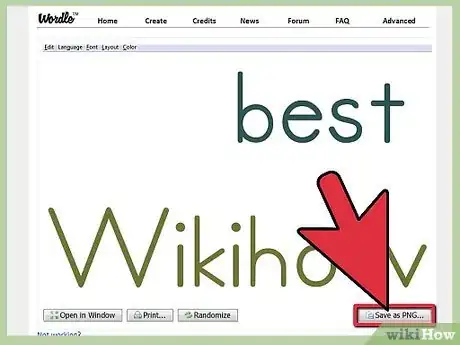 Imagen titulada Create a Wordle Step 5