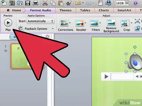 Imagen titulada Make a PowerPoint Presentation That Includes Audio and Video Files Step 7