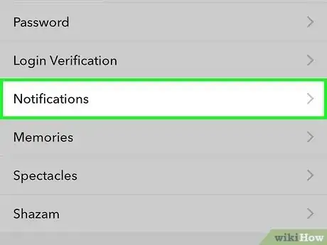 Imagen titulada Change Who You Get Snapchat Notifications from Step 4