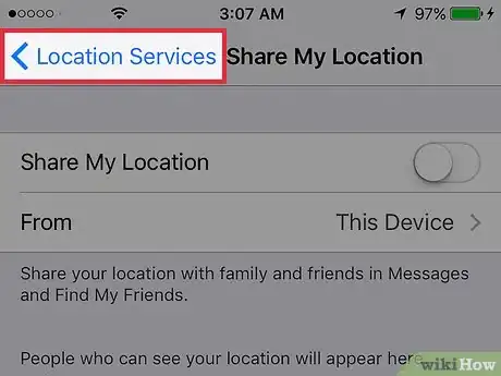 Imagen titulada Turn Off Location Services on an iPhone Step 18