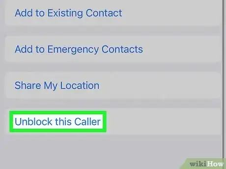Imagen titulada Unblock a Number on an iPhone Step 11