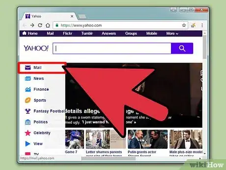 Imagen titulada Connect Yahoo Mail to Facebook Step 2