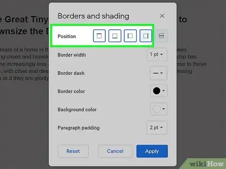 Imagen titulada Put a Box Around Text in Google Docs Step 11