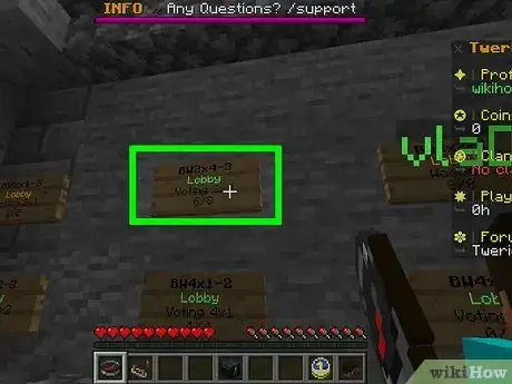 Imagen titulada Play Minecraft Bed Wars Step 3