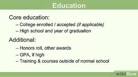 Imagen titulada Create a Resume for a Teenager Step 6