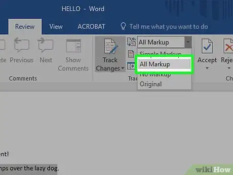 Imagen titulada Edit a Document Using Microsoft Word's Track Changes Feature Step 5