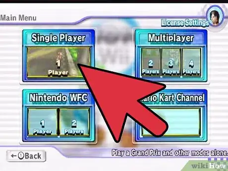 Imagen titulada Unlock Baby Luigi on Mario Kart Wii Step 1