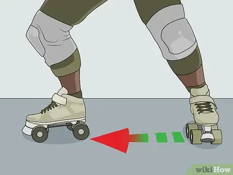 Imagen titulada Stop on Roller Skates Step 14