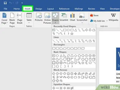 Imagen titulada Draw Arrows in Word Step 9