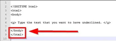 Imagen titulada Underline Text in HTML Step 6