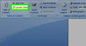 crear una tabla de contenidos en un documento Word