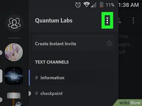 Imagen titulada Leave a Discord Server on Android Step 4