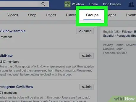 Imagen titulada Find a Group on Facebook Step 13