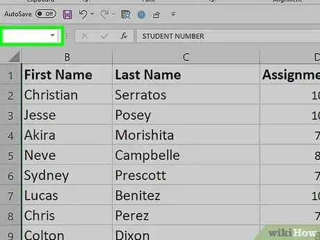 Imagen titulada Unhide Columns in Excel Step 7