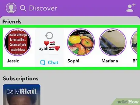 Imagen titulada Send Text Messages on Snapchat Step 8