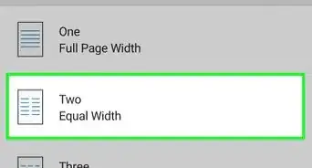 hacer dos columnas en Word