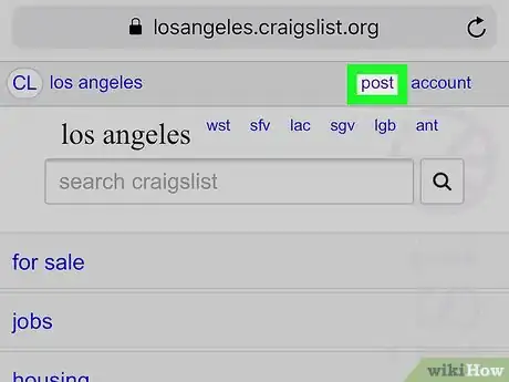 Imagen titulada Post Pictures on Craigslist on iPhone or iPad Step 3