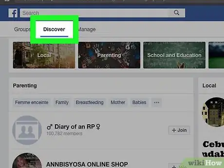 Imagen titulada Find a Group on Facebook Step 11