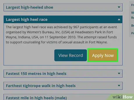 Imagen titulada Apply for a Guinness World Record Step 15