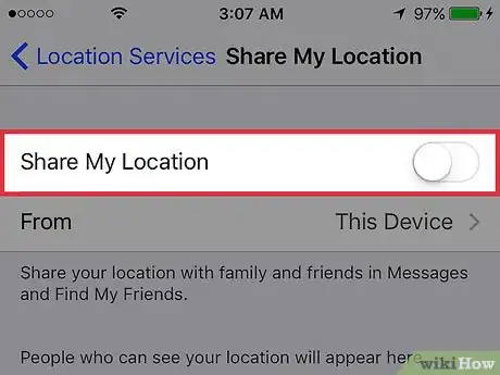Imagen titulada Turn Off Location Services on an iPhone Step 17
