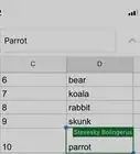 buscar dentro de una hoja de cálculo de Google Docs