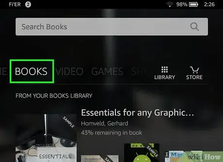 Imagen titulada Buy Books for Your Kindle Step 2
