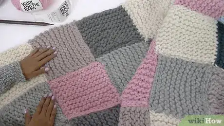 Imagen titulada Knit a Patchwork Blanket Step 18