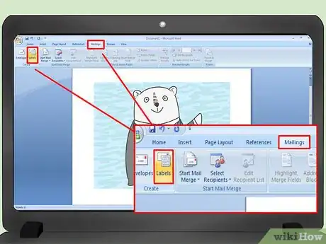 Imagen titulada Make Post Cards in Word Step 2