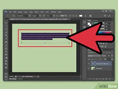Imagen titulada Justify Text in Photoshop Step 3